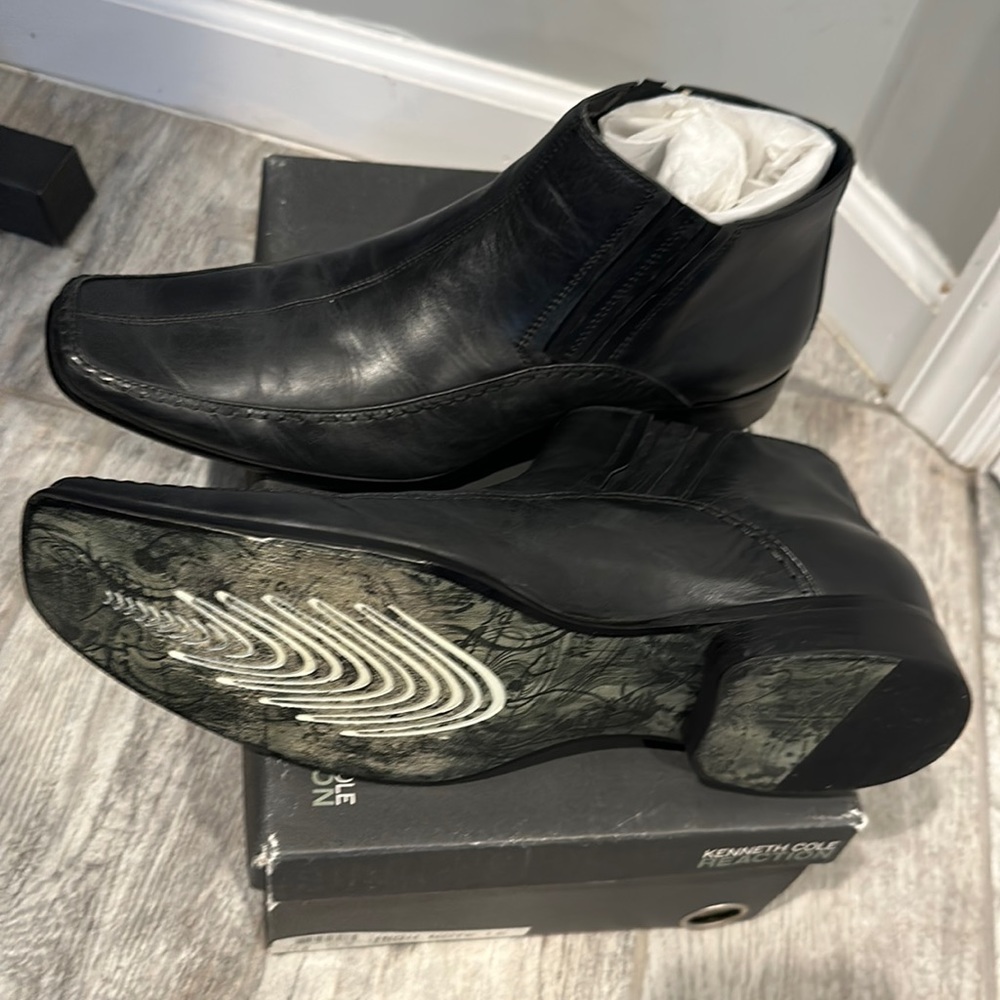 Kenneth Cole Black Boots men’s size 11.5